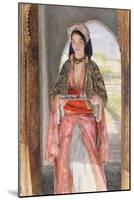 An Eastern Girl Carrying a Tray, 1859-John Frederick Lewis-Mounted Giclee Print