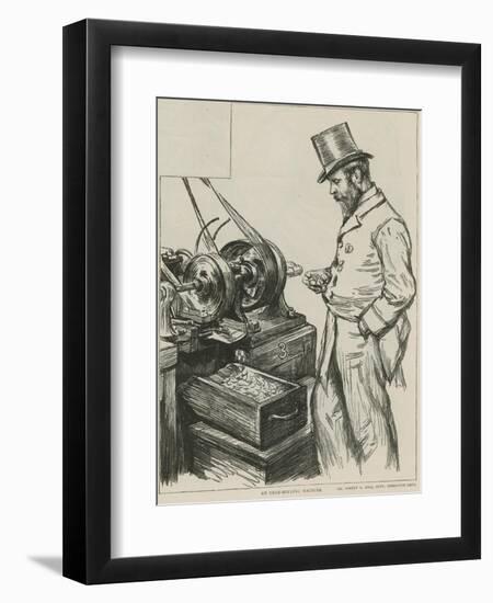 An Edge-Rolling Machine at the Royal Mint-Charles Paul Renouard-Framed Giclee Print