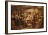 An Edinburgh Flower Market, Circa 1899-John Brett-Framed Giclee Print