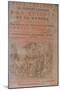 An Edition of the Novel Don Quixote-Miguel De Cervantes Y Saavedra-Mounted Giclee Print