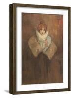 An Edwardian Lady, C.1910 (W/C on Paper)-John Hassall-Framed Giclee Print