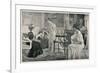 An Edwardian Lady Is 'At Home' to Her Friends-null-Framed Premium Giclee Print