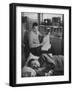 An Eeg Machine Recording Eye Movements, Heart Beat, and Muscular Reflexes During Sleep-Robert W^ Kelley-Framed Photographic Print