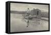 An Eel-catcher's home-Peter Henry Emerson-Framed Stretched Canvas