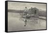 An Eel-catcher's home-Peter Henry Emerson-Framed Stretched Canvas