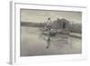 An Eel-catcher's home-Peter Henry Emerson-Framed Giclee Print