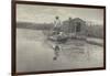 An Eel-catcher's home-Peter Henry Emerson-Framed Giclee Print