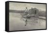 An Eel-catcher's home-Peter Henry Emerson-Framed Stretched Canvas