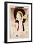 An Egret Girl, Thirty-Six Transformations-Yoshitoshi Tsukioka-Framed Giclee Print