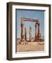 An Egypt Temple Ruin-Vasili Vasilyevich Vereshchagin-Framed Giclee Print