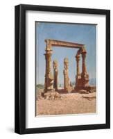 An Egypt Temple Ruin-Vasili Vasilyevich Vereshchagin-Framed Giclee Print