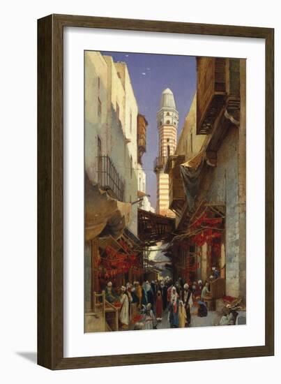 An Egyptian Bazaar-Hermann David Salomon Corrodi-Framed Giclee Print