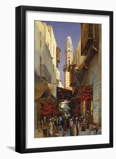 An Egyptian Bazaar-Hermann David Salomon Corrodi-Framed Giclee Print