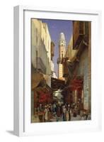 An Egyptian Bazaar-Hermann David Salomon Corrodi-Framed Giclee Print