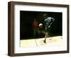 An Egyptian Boy Shows off His Ball Skill as He Plays Soccer with a Friend on the Steets of Cairo-null-Framed Photographic Print