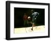 An Egyptian Boy Shows off His Ball Skill as He Plays Soccer with a Friend on the Steets of Cairo-null-Framed Photographic Print