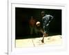 An Egyptian Boy Shows off His Ball Skill as He Plays Soccer with a Friend on the Steets of Cairo-null-Framed Photographic Print