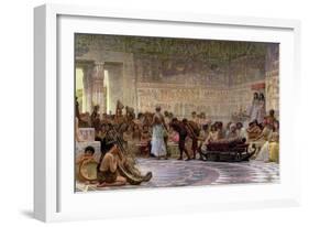 An Egyptian Feast, 1877-Edwin Longsden Long-Framed Giclee Print