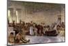 An Egyptian Feast, 1877-Edwin Longsden Long-Mounted Giclee Print