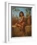 An Egyptian Flower Girl-Frederick Goodall-Framed Premium Giclee Print