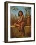 An Egyptian Flower Girl-Frederick Goodall-Framed Giclee Print