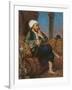 An Egyptian Man Smoking a Hookah-Louis Leopold Boilly-Framed Giclee Print