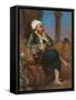 An Egyptian Man Smoking a Hookah-Louis Leopold Boilly-Framed Stretched Canvas