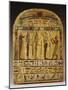 An Egyptian Painted Wood Stela Dynasty, circa 712-525 BC-null-Mounted Giclee Print