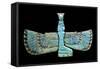 An Egyptian Turquoise Glazed Composition Pectorial in the Form of a Winged Isis-null-Framed Stretched Canvas
