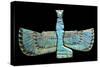 An Egyptian Turquoise Glazed Composition Pectorial in the Form of a Winged Isis-null-Stretched Canvas