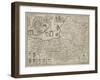 An Eighteenth-century Map Of Somersetshire-J. Speed-Framed Giclee Print