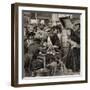 An Eighteenth Century Pawnbroker and His Customers-C.l. Doughty-Framed Giclee Print