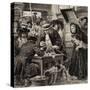 An Eighteenth Century Pawnbroker and His Customers-C.l. Doughty-Stretched Canvas