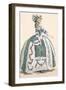 An Elaborate Royal Court Gown, Engraved by Dupin, Plate No.272-Augustin De Saint-aubin-Framed Giclee Print
