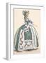 An Elaborate Royal Court Gown, Engraved by Dupin, Plate No.272-Augustin De Saint-aubin-Framed Giclee Print