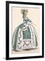 An Elaborate Royal Court Gown, Engraved by Dupin, Plate No.272-Augustin De Saint-aubin-Framed Giclee Print