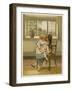 An Elder Sister Tells Her Younger Sister the Well-Known Story of the Little Piggy-Lizzie Lawson-Framed Art Print