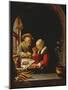 An Elderly Couple Eating-Frans Van Mieris-Mounted Giclee Print