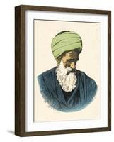 An Elderly Egyptian Muslim Man-null-Framed Art Print