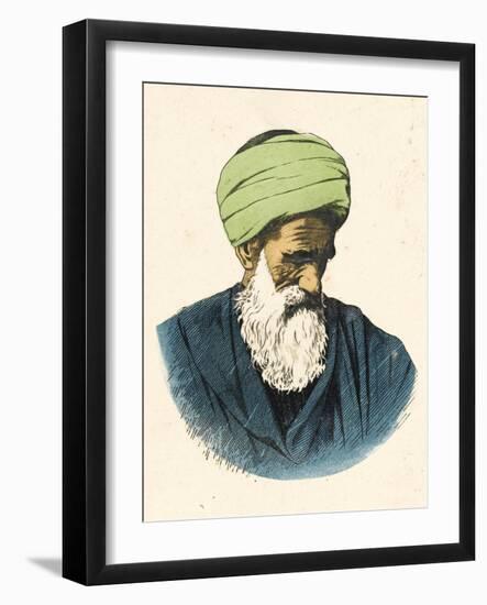 An Elderly Egyptian Muslim Man-null-Framed Art Print