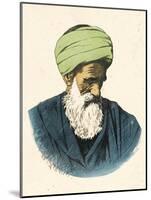 An Elderly Egyptian Muslim Man-null-Mounted Art Print