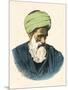 An Elderly Egyptian Muslim Man-null-Mounted Art Print