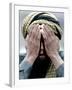 An Elderly Kashmiri Man Finishes Praying on the Outskirts of Balakot, Pakistan-null-Framed Photographic Print