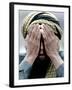 An Elderly Kashmiri Man Finishes Praying on the Outskirts of Balakot, Pakistan-null-Framed Photographic Print