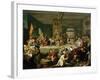 An Election Entertainment, 1755-William Hogarth-Framed Giclee Print