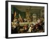 An Election Entertainment, 1755-William Hogarth-Framed Giclee Print