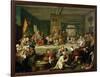 An Election Entertainment, 1755-William Hogarth-Framed Giclee Print