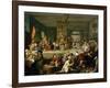 An Election Entertainment, 1755-William Hogarth-Framed Giclee Print