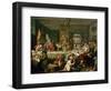 An Election Entertainment, 1755-William Hogarth-Framed Giclee Print