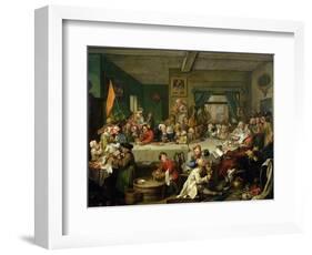 An Election Entertainment, 1755-William Hogarth-Framed Giclee Print